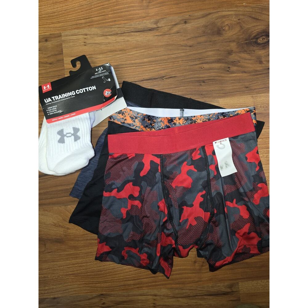Tek Gear Boxer Briefs Boys Size 14-16 With Socks
